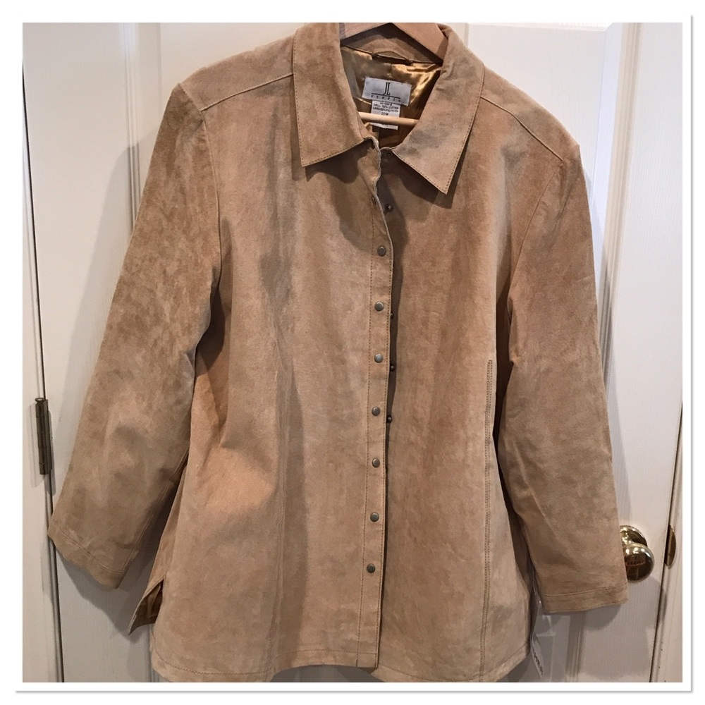 NWT Beautiful JL Studio Suede Jacket!